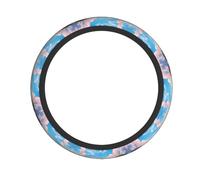 WBQLSL Beach Architecture Printed steering wheel cover - Highly elastic and soft material to enhance driving experience