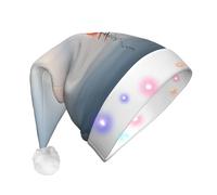 WBQLSL beacon Printed LED Light-Up Party Hat, Suitable for Adults and Children, Christmas Party Props