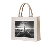 WBQLSL beacon towers Patterned Beach Tote | Perfect for the Beach, Picnics, Travel, and Poolside Leisure