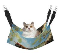 WBQLSL Beautiful Grasshopper Large Printed pet Hammock - Sleeping Hammock for Cats, Ferrets, Puppies, Rabbits, Small Animals