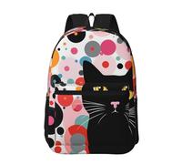 WBQLSL Beautiful kitten Pattern business laptop backpack for business and leisure use