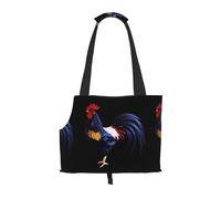 WBQLSL Beautiful rooster Patterned Pet Travel Bag - Small Pet Shoulder Bag for Cars and People