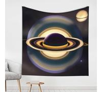 WBQLSL Beautiful Saturn Printed decorative tapestry, suitable for wall decoration in living rooms and bedrooms