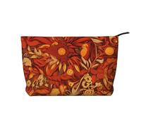 WBQLSL Beautiful sunflower Printed corduroy cosmetic bag - travel essential cosmetic storage bag