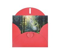 WBQLSL Birds of the Forest Red Holiday Cards - Perfect for birthdays, weddings, and Christmas cards