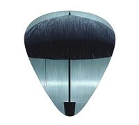 WBQLSL Black umbrella in the rain Guitar Picks - (Thin/Medium/Thick) Suitable for all types of string instruments,