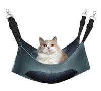 WBQLSL Black Umbrella in The rain Medium Printed cat cage Hanging Hammock - Suitable for Cats, Ferrets, Puppies, Rabbits, Small Animals