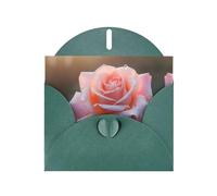 WBQLSL Blooming Roses Dark Green Holiday Cards - Perfect for birthdays, weddings, and Christmas cards