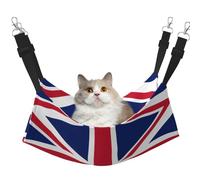 WBQLSL British Flag Medium Printed cat cage Hanging Hammock - Suitable for Cats, Ferrets, Puppies, Rabbits, Small Animals