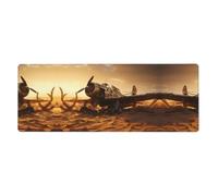 WBQLSL Broken Old Airplanes. Printing Edged Mouse pad Suitable for use in Offices Libraries and Homes (30 cm Ã- 80 cm)