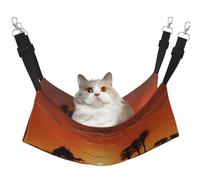 WBQLSL Camels in The Evening Sun Large Pattern pet Hammock - Sleeping Hammock for Cats, Ferrets, Puppies, Rabbits, Small Animals