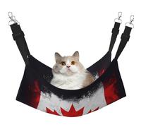 WBQLSL Canadian Flag Large Printed cat cage Hanging Hammock - Suitable for Cats, Ferrets, Puppies, Rabbits, Small Animals