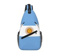 WBQLSL Canadian flag Patterned Travel Crossbody Bag, Perfect for Daily Commutes, Cycling, Hiking, and Urban Adventures, Argentine Flag, One Size