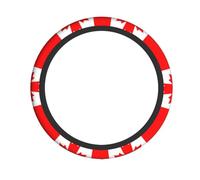 WBQLSL Canadian flag Printed steering wheel cover - Highly elastic and soft material to enhance driving experience