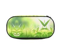 WBQLSL Cao Bang, Vietnam Printed stationery storage bag - multi-grid layered pencil case portable student pencil bag