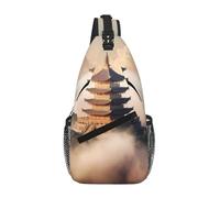 WBQLSL castles in Spain Printed Outdoor Crossbody Bag - Lightweight Travel Chest Pack, Perfect for Daily Commutes and Cycling
