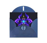 WBQLSL centre plan Blue Holiday Cards - Perfect for birthdays, weddings, and Christmas cards