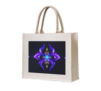WBQLSL centre plan Patterned Beach Tote | Perfect for the Beach, Picnics, Travel, and Poolside Leisure