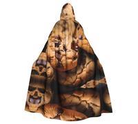 WBQLSL chocolate chip cookie Patterned Hooded Cape - Masquerade Costume/Party Outfit/Cosplay Props