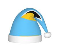WBQLSL Christmas party hats, Christmas and New Year event stage performances and other holiday party scenes, Flag of Saint Lucia children's Christmas hats