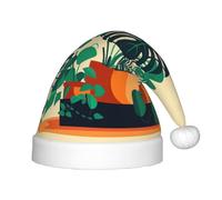 WBQLSL Christmas party hats, Christmas and New Year event stage performances and other holiday party scenes, Cartoon Turtle Back Bamboo children's Christmas hats
