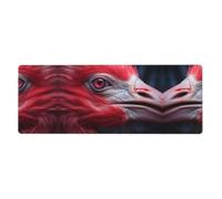 WBQLSL Close-up Flamingo Printing Edged Mouse pad Suitable for use in Offices Libraries and Homes (30 cm Ã- 80 cm)