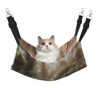 WBQLSL Coffee by The Glass Large Printed pet Hammock - Sleeping Hammock for Cats, Ferrets, Puppies, Rabbits, Small Animals
