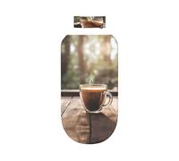 WBQLSL Coffee by the glass Printed Newborn Swaddle Sleeping Bag, Breathable Baby Swaddle Blanket Set
