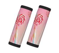 WBQLSL Colorful Lollipop Printed Handle Cover - Highly Elastic and wear-Resistant Material, Easy to Install, a Good Travel Helper