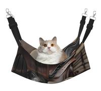 WBQLSL Cowboy Black Hat Western Boots Large Printed cat cage Hanging Hammock - Suitable for Cats, Ferrets, Puppies, Rabbits, Small Animals