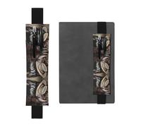 WBQLSL Cowboy Black Hat Western Boots Pattern Elastic Band Pen Bag Suitable for Girls' Birthday Gifts/Teacher's Day/Graduation Season Intimate Stationery Gift Box