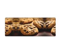 WBQLSL Crispy Cookie Printing Edged Mouse pad Suitable for use in Offices Libraries and Homes (30 cm Ã- 80 cm)