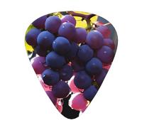 WBQLSL Crystal clear grapes Guitar Picks - (Thin/Medium/Thick) Suitable for all types of string instruments,