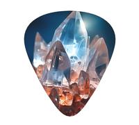 WBQLSL crystal pile Guitar Picks - (Thin/Medium/Thick) Suitable for all types of string instruments,
