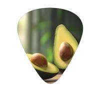 WBQLSL Cut Avocado Guitar Picks - (Thin/Medium/Thick) Suitable for all types of string instruments,