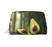 WBQLSL Cut Avocado Leather Makeup Bag Cosmetic Storage Bag Suitable for Carrying Cosmetics with You