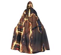WBQLSL Cute Labrador Printed Halloween cape, masquerade hooded cape, suitable for theme parties