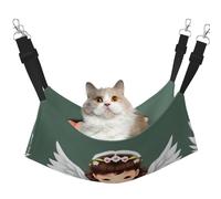 WBQLSL Cute Little Angel Large Printed pet Hammock - Sleeping Hammock for Cats, Ferrets, Puppies, Rabbits, Small Animals
