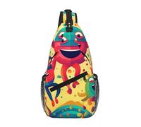 WBQLSL Cute Unicorn Patterned Travel Crossbody Bag, Perfect for Daily Commutes, Cycling, Hiking, and Urban Adventures, Cutie Pie, One Size