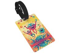 WBQLSL Cutie Pie Luggage Tags - Stylish and Durable Tags for Personalized Backpack and Luggage Tags