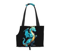 WBQLSL Data Dragon Firewall Patterned Pet Travel Bag - Small Pet Shoulder Bag for Cars and People