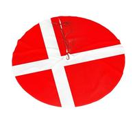WBQLSL Denmark Danish Flag 48" Christmas tree skirt (30-48 inches in diameter) for holiday party and home decor