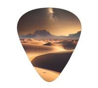 WBQLSL Desert Stars Guitar Picks - (Thin/Medium/Thick) Suitable for all types of string instruments,