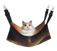 WBQLSL Desert Stars Large Printed pet Hammock - Sleeping Hammock for Cats, Ferrets, Puppies, Rabbits, Small Animals