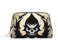 WBQLSL Devil Satan Leather Makeup Bag Cosmetic Storage Bag Suitable for Carrying Cosmetics with You