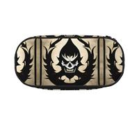 WBQLSL Devil Satan Printed Pencil case - Multi-Layer partition Pencil case, Suitable for Storing Campus Office Stationery