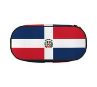 WBQLSL Dominican Republic Printed Pencil case - Multi-Layer partition Pencil case, Suitable for Storing Campus Office Stationery