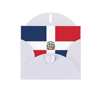 WBQLSL Dominican Republic White Pattern Cards - Perfect for Valentine's Day and anniversaries, expressing love and blessings
