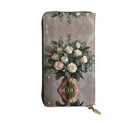 WBQLSL Dream Core Stylish leather wallet, 7.48 x 4.13 inch long zippered coin purse, convenient travel cash wallet