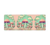 WBQLSL Dream Mushroom Printing Edged Mouse pad Suitable for use in Offices Libraries and Homes (30 cm Ã- 80 cm)